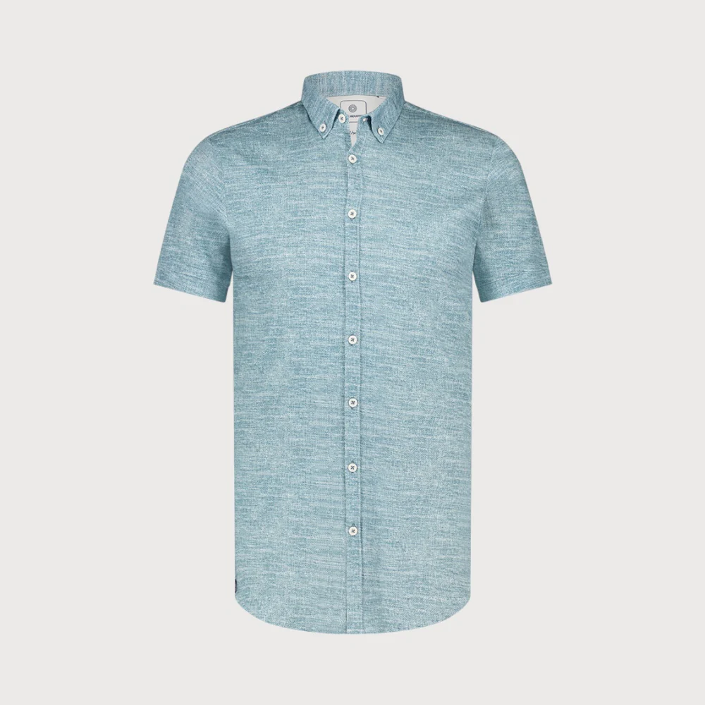 Blue Industry Button-down overhemd korte mouw