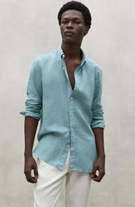 Ecoalf Herren vegan Hemd Malibu Aqua