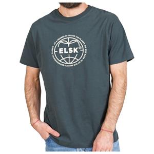 ELSK  Statement Globe - T-shirt, blauw