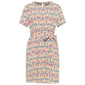 Tranquillo Jerseykleid tranquillo Bio-Damen-Midi-Kleid mit Bindegürtel