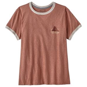 Patagonia  Women's Chouinard Crest Ringer Responsibili-Tee - T-shirt, bruin