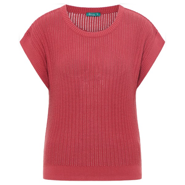 Tranquillo  Women's Lockeres Strick-Shirt - T-shirt, rood