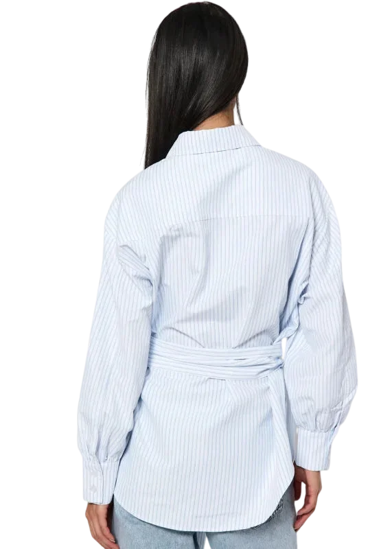 Norr Mona oversized shirt off white -