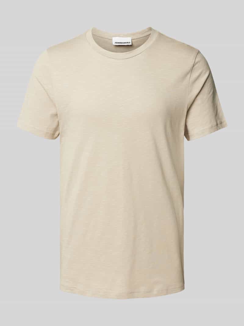 ARMEDANGELS T-shirt met labeldetail, model 'JAAMEL'