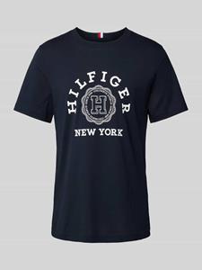 Tommy Hilfiger T-shirt met labelprint, model 'HILFIGER COIN'