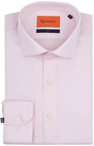 Suitable Overhemd Twill Roze