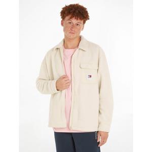 Tommy Jeans Fleecehemd "TJM SOLID TEDDY OVERSHIRT"