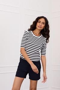 Studio Anneloes Female Truien Luna Stripe Short Slv Pullover 91510