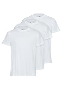 MELA Herren vegan T-Shirt Avan 3er-Pack Weiß