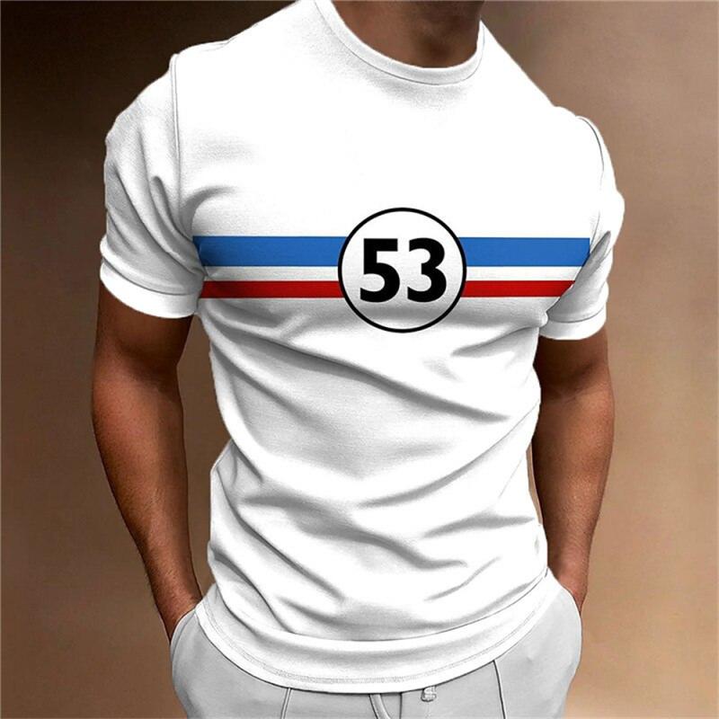 Wengy 2 Zomer T-shirt Heren 3D Gedrukte Korte Mouw Tops Outdoor Straat Vintage T-shirts Oversized Korte Mouw T-shirt Heren Kleding