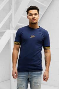 Malelions Men Venetian T-Shirt - Navy/Gold