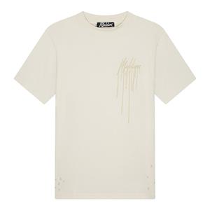 Malelions Men Painter T-Shirt - Off-White