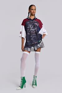 Jaded London Touchdown Collar Football Shirt