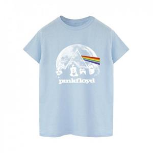 Pink Floyd Mens Moon Prism Blue T-Shirt