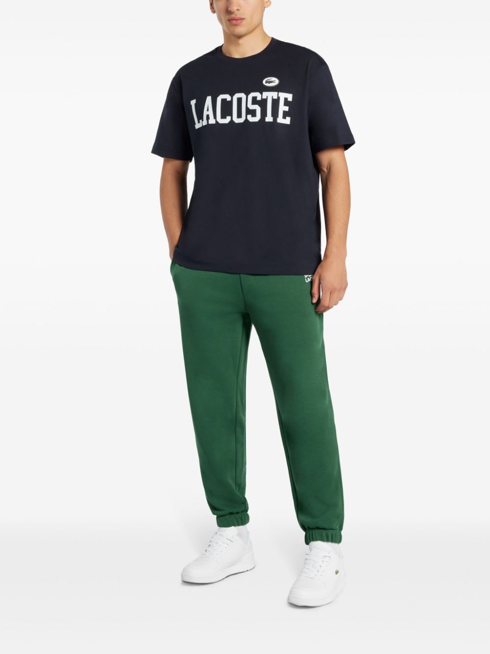 Lacoste T-shirt met logoprint - Blauw