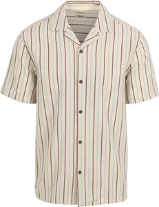 Anerkjendt Short Sleeve Overhemd Leon Beige