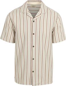 Anerkjendt  Short Sleeve Overhemd Leon Beige