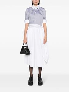 Vivienne Westwood Katoenen blouse met borduurwerk - Grijs
