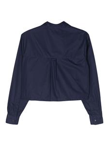 ASPESI Cropped blouse - Blauw