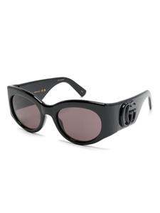 Gucci Eyewear Zonnebril met vlindermontuur - Zwart