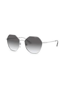 Vogue Eyewear Zonnebril met geometrisch rond montuur - Zilver