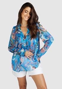 marcaurel Marc Aurel • blauwe blouse paisley • 36