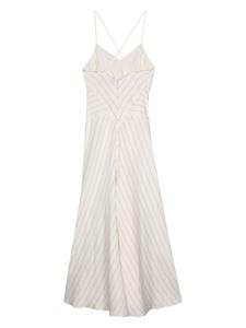 Lauren Ralph Lauren chevron-pattern maxi dress - Beige