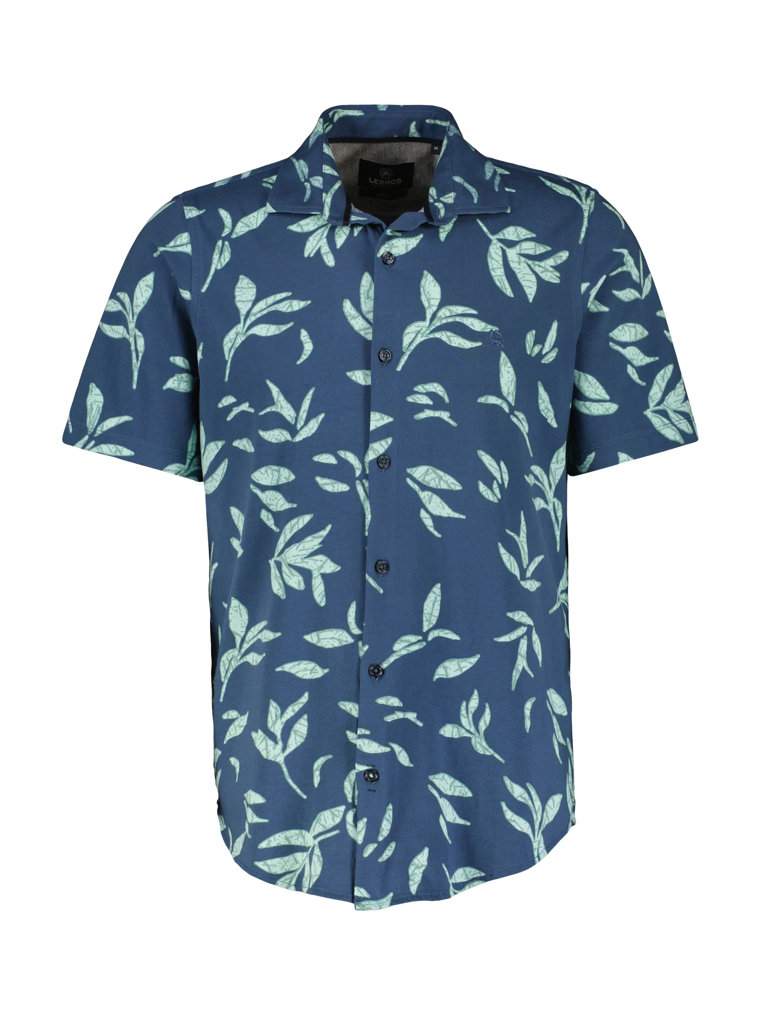 LERROS Kurzarmhemd "LERROS Kurzarmhemd mit floralem Print"