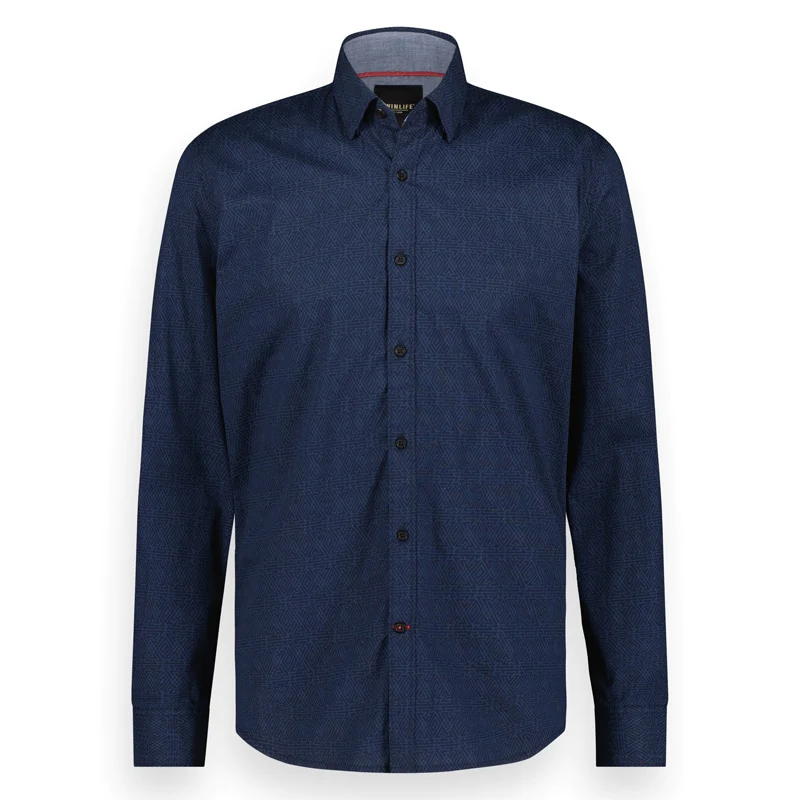 Twinlife Regular fit overhemd