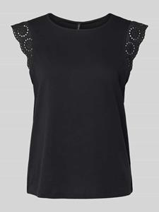 Vero Moda T-Shirt "VMEMILY SL GATHERING TOP JRS NOOS"