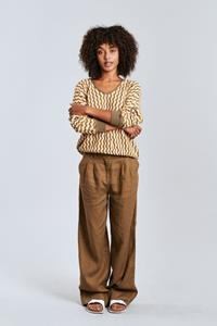 KOMODO Damen vegan Hose Lion Khaki