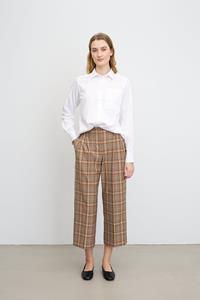LAURIE Damen vegan Hose Loose Crop Dignity Deer Check