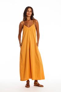 RAVENS VIEW IBIZA Damen vegan Jumpsuit Chiara Gold Sand Gelb