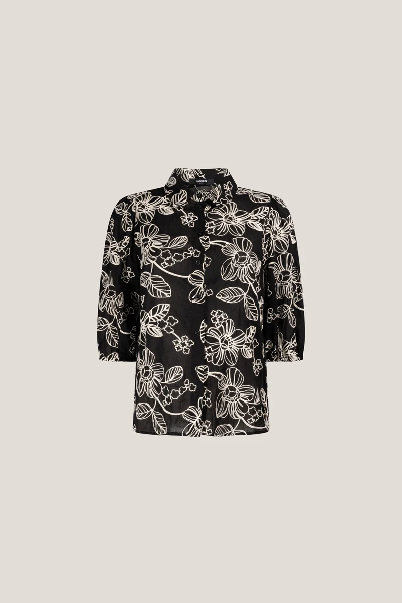 Jansen Amsterdam Blouse nelly wge722 black