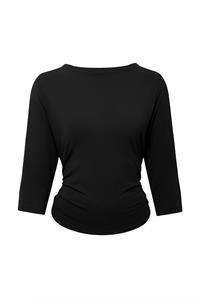 KOMODO Damen vegan Top Tie Back Gia Schwarz