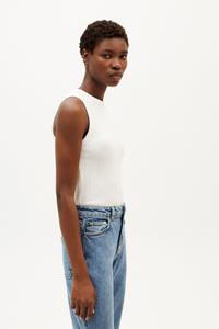 Thinking mu Damen vegan Top Trash Turkana Weiß