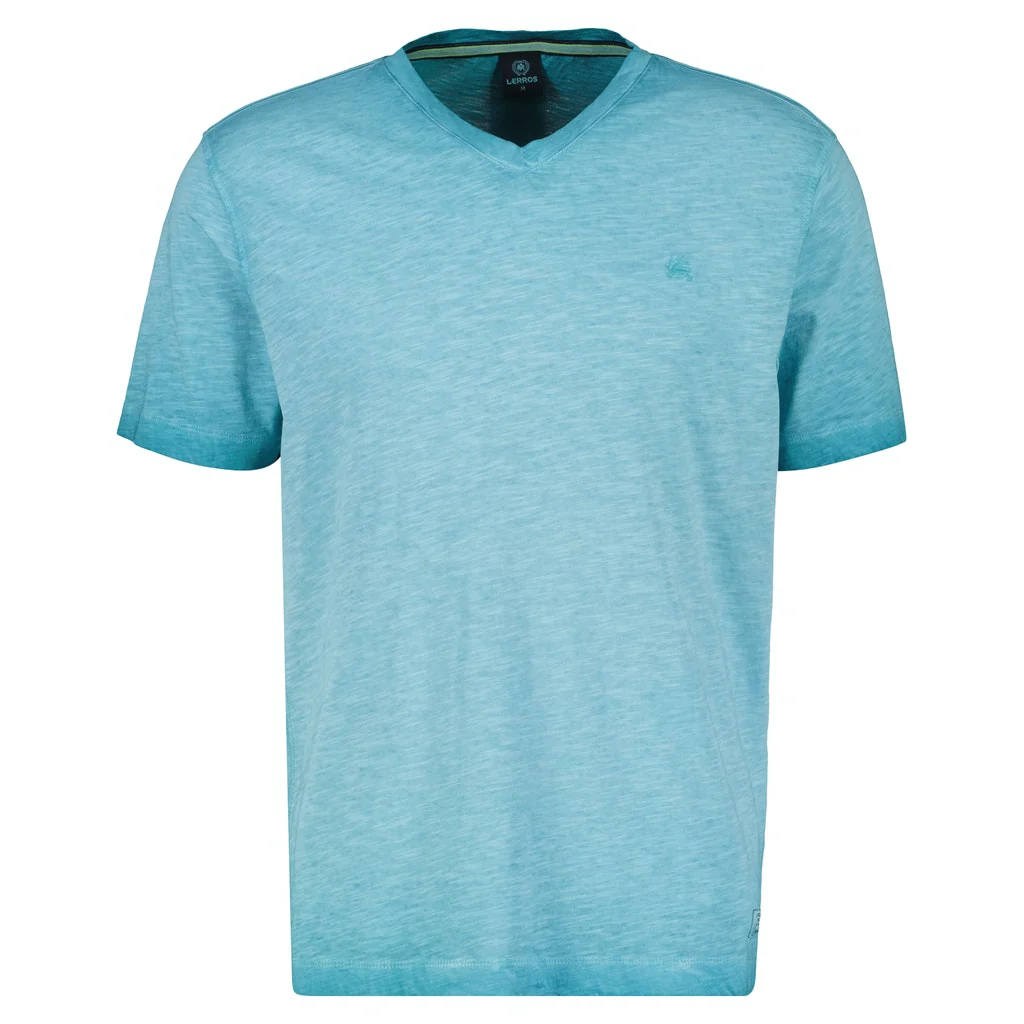 LERROS V-Shirt "LERROS V-Neck-Shirt, faded melange"