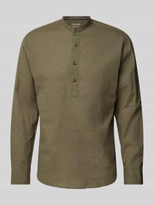 Jack & Jones Langarmhemd "JJESUMMER TUNIC LINEN BLEND SHIRT LS SN"