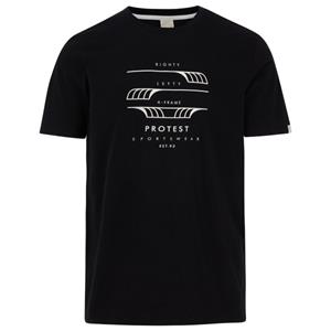 Protest Kurzarmshirt PRTRIMBLE t-shirt True Black