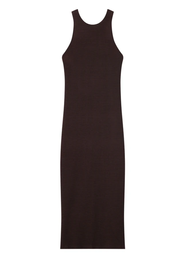 Grace & Mila Bruine gehaakte maxi-jurk mirabelle -