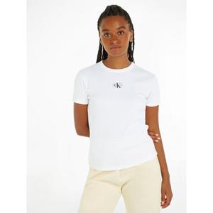 Calvin klein t-shirt woven label rib regu
