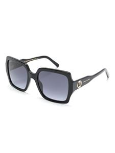 Marc Jacobs Eyewear Zonnebril met oversized montuur en J Marc-logo - Zwart