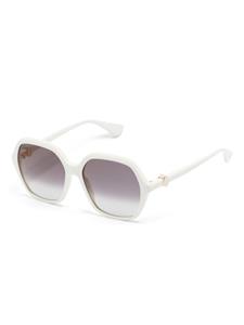 Cartier Eyewear Zonnebril met geometrisch montuur - Wit