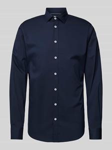 S.Oliver BLACK LABEL Tailored fit zakelijk overhemd met kentkraag
