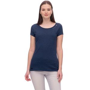 Ragwear Kurzarmshirt "MINTT CORE", mit Logostickerei und Knopf-Verzierung