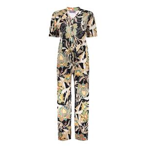 Geisha Female Broeken 41105-60 Amy Jumpsuit Straight Leg Aop