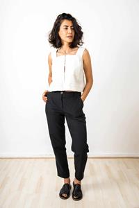 Jyoti Fair Works Damen vegan Hose Suhrut Schwarz