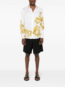 Versace Jeans Couture Watercolour Couture-print shirt - Wit