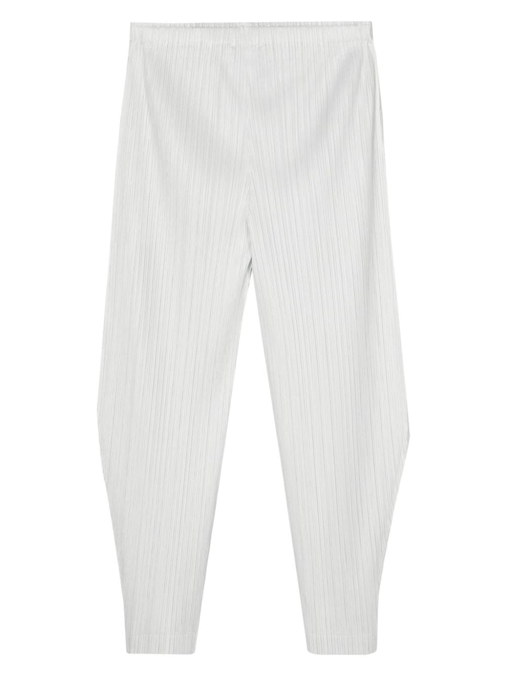 Pleats Please Issey Miyake Thicker Bottoms 2 tapered trousers - Beige