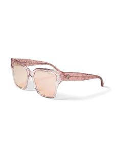 Jimmy Choo Eyewear Giava zonnebril met vierkant montuur - Roze